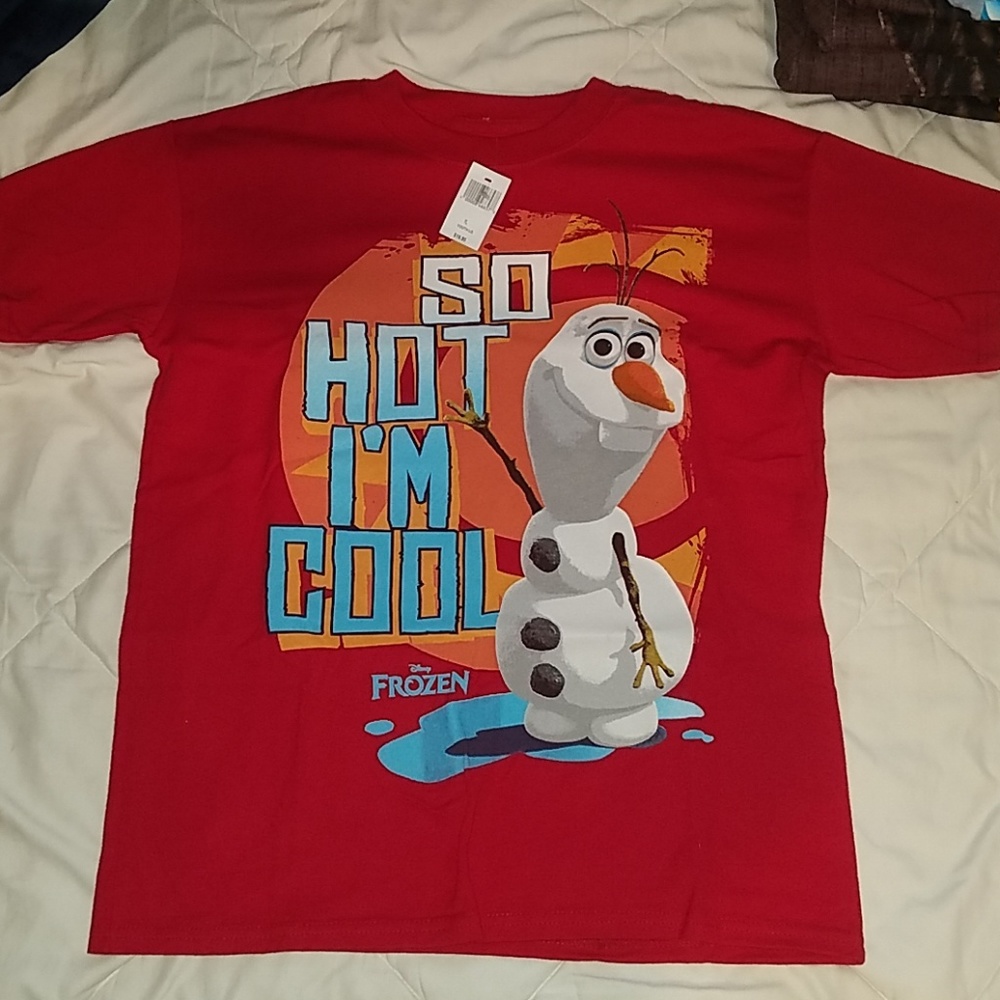 Disney Frozen Olaf "So Hot I'm Cool" shirt